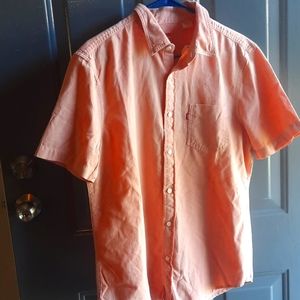 Men's short sleeve button up